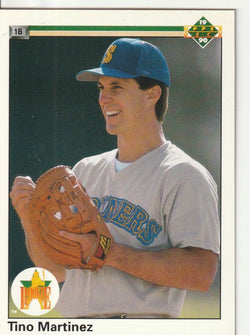 Tino Martinez 1990 Upper Deck #37 Rookie Card