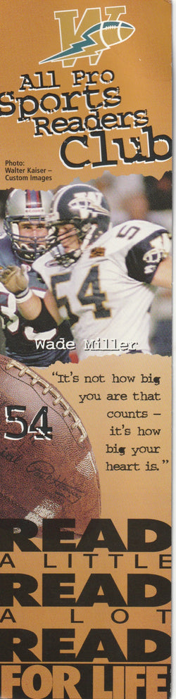Wade Miller 1998 All Pro Sports Readers Club Bookmark