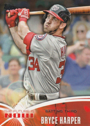 Bryce Harper 2014 Topps - The Future is Now #FN-30