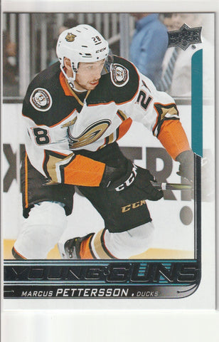 Marcus Pettersson 2018-19 Upper Deck #229 Young Guns Rookie Card