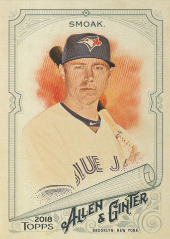 Justin Smoak 2018 Topps Allen & Ginter's #194 - First Row Collectibles