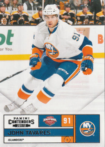John Tavares 2011-12 Panini Contenders #92 - First Row Collectibles