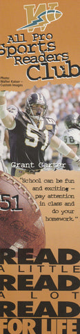 Grant Carter 1998 All Pro Sports Readers Club Bookmark