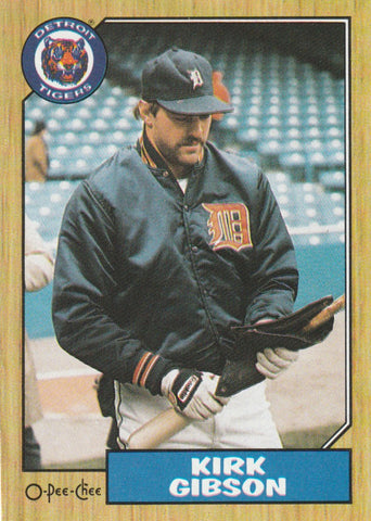 Kirk Gibson 1987 O-Pee-Chee #386 - First Row Collectibles