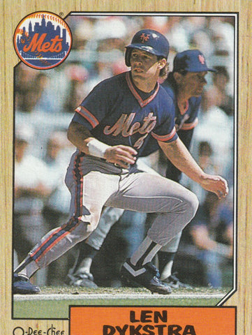 Lenny Dykstra 1987 O-Pee-Chee #295 - First Row Collectibles