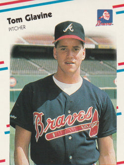 Tom Glavine 1988 Fleer #539 Rookie Card