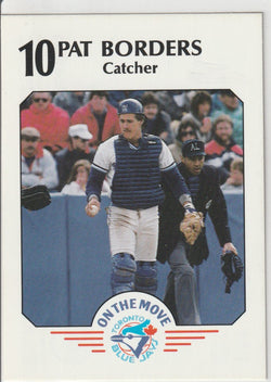 Pat Borders 1989 Team Issue Toronto Blue Jays Fire Safety #4