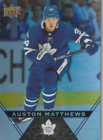 Auston Matthews 2018-19 Tim Hortons Hockey Card #34