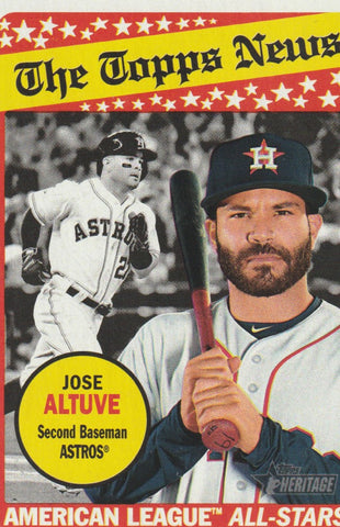 Jose Altuve 2018 Topps Heritage #78 - First Row Collectibles