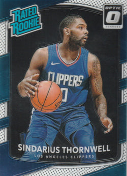 Sindarius Thornwell 2017-18 Panini Donruss Optic #194 Rated Rookies Rookie Card - First Row Collectibles