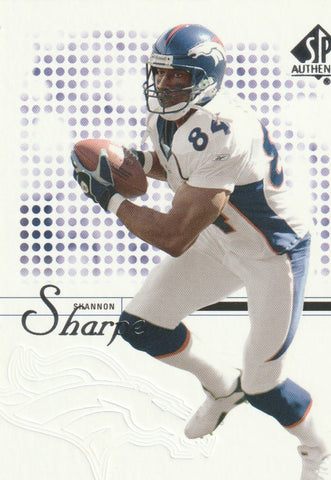 Shannon Sharpe 2002 SP Authentic #48