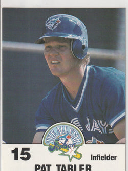 Pat Tabler 1991 Team Issue Blue Jays Fire Safety #25