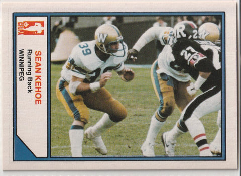 Sean Kehoe 1983 JOGO CFL Limited #39 - First Row Collectibles