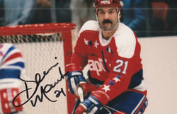 Dennis Maruk Autograph Washington Capitals 4x6 Photo - First Row Collectibles