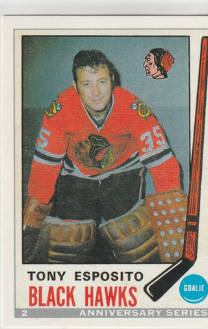 Tony Esposito 1992-93 O-Pee-Chee Hockey Inserts #2 - First Row Collectibles