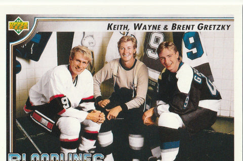 Wayne Gretzky, Keith Gretzky, Brent Gretzky 1992-93 Upper Deck #37