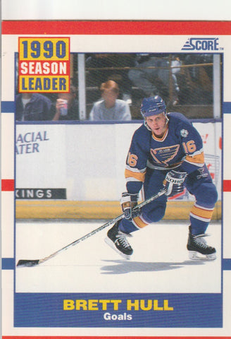 Brett Hull 1990-91 Score Hockey #351