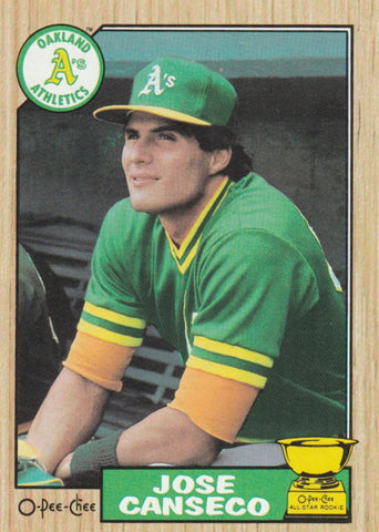 Jose Canseco 1987 O-Pee-Chee #247 - First Row Collectibles