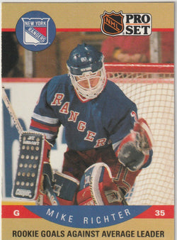 Mike Richter 1990-91 Pro Set #398 Rookie Card - First Row Collectibles