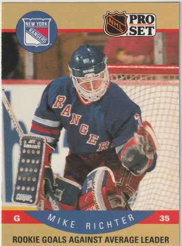 Mike Richter 1990-91 Pro Set #398 Rookie Card