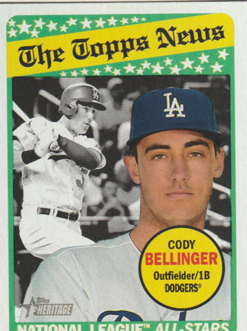 Cody Bellinger 2018 Topps Heritage #298 - First Row Collectibles