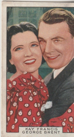 Kay Francis, George Brent 1935 Gallaher Film Partners - Tobacco #48