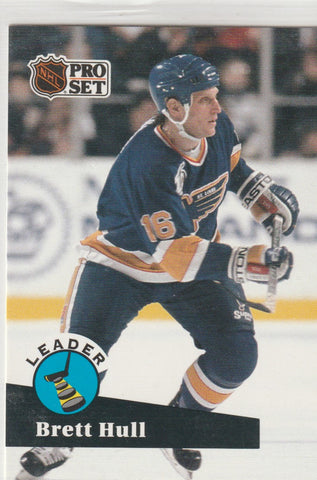 Brett Hull 1991-92 Pro Set Hockey #CC6