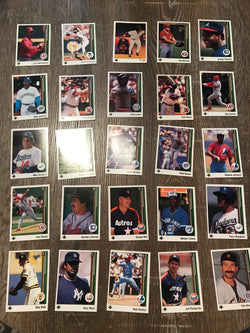 1989 Upper Deck Baseball Lot of 25 Cards #4