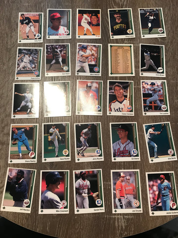 1989 Upper Deck Baseball Lot of 25 Cards #6