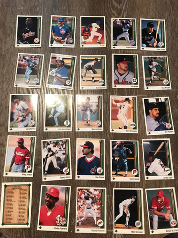 1989 Upper Deck Baseball Lot of 25 Cards #8