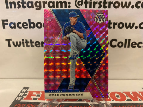KYLE HENDRICKS 2021 PANINI MOSAIC CHICAGO CUBS #163 PINN PRIZM