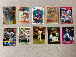 Joe Carter 10 Baseball Card Lot