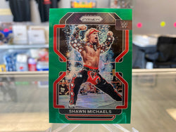 Shawn Michaels 2022 WWE Prizm Green Retail No. 199