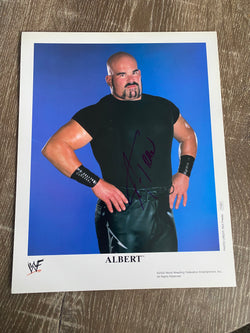 Albert signed WWE 8x10 Promo Photo WWF