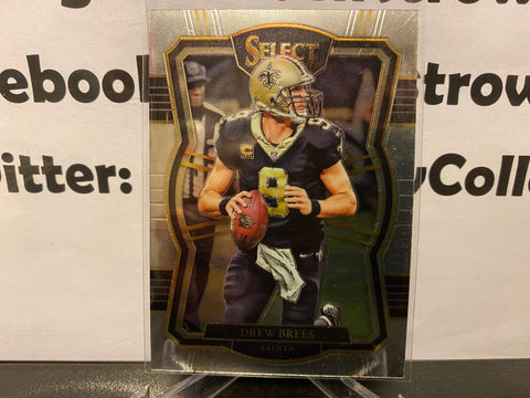 Drew Brees 2017 Select Football #175 New Orleans Saints