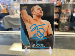 QT Marshall signed 2021 AEW Upper Deck Wrestling Card