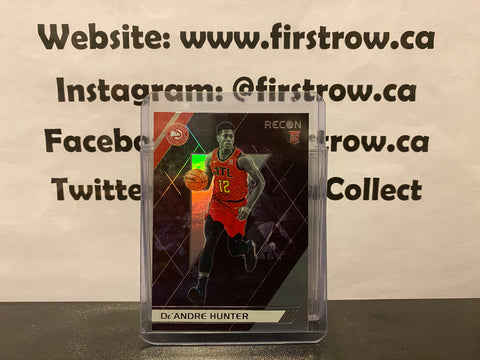 DE'ANDRE HUNTER RC 2019-20 Panini Chronicles Recon #293 ROOKIE CARD Hawks