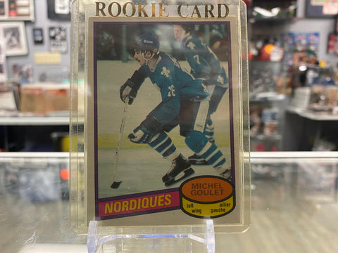 1980-81 80/81 #67 O-Pee-Chee NHL MICHEL GOULET Quebec Nordiques RC ROOKIE