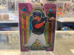2021 Panini Prizm Stained Glass Pink Prizm Juan Soto #SG-3
