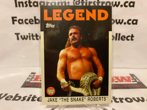 2016 Topps Heritage WWE Wrestling #85 Jake The Snake Roberts