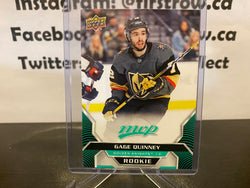 Gage Quinney #230 - 2020-21 MVP - Rookies Short Prints