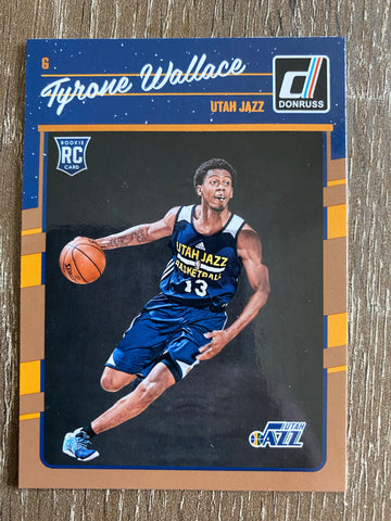 Tyrone Wallace 2016-17 Donruss Basketball Rookie Card #197