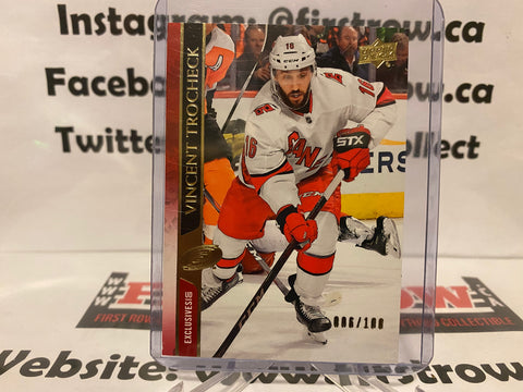 2020-21 Upper Deck UD Exclusives Vincent Trocheck /100 #36