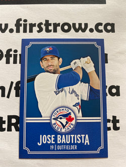 Jose Bautista 2012 Summer Safety Team Issued Card - First Row Collectibles