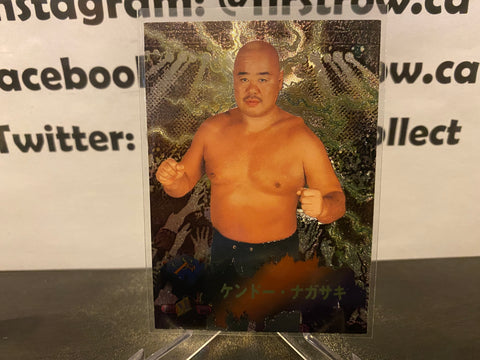 Kendo Nagasaki 1998 BBM Sparkling Fighters Wrestling Card