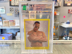 The Rock 1998 Cardinal WWF Trivia Series 2 Graded MNT 7.5