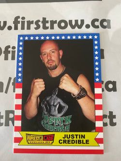 Justin Credible 2019 WrestleCade Weekend Card - First Row Collectibles