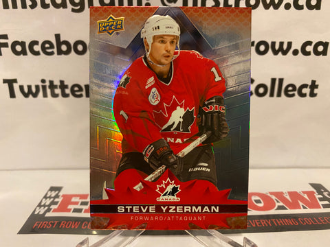 Steve Yzerman 2021-22 Upper Deck Tim Hortons Team Canada #86