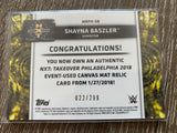 2018 Topps WWE Then Now Forever NXT Mat Relic Shayna Baszler #MRPH-SB /299