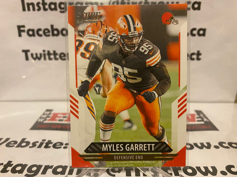 Myles Garrett 2021 Panini Score Football NFL Base Card #108 Cleveland Browns NFL